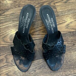 Donald J. Pliner Black Women's Sandals 7